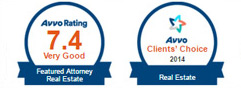 Avvo Rating 7.4 — Clients' Choice 2014